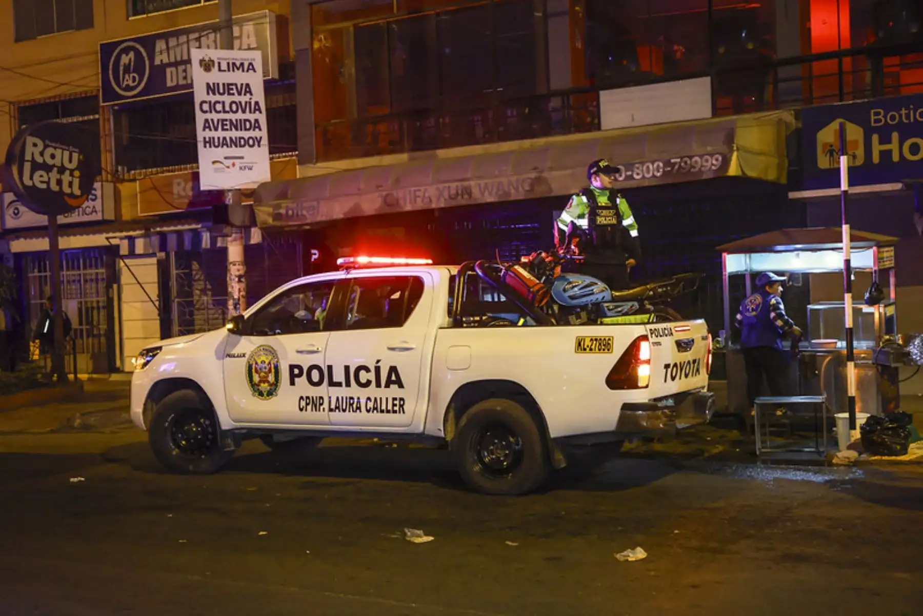 Presidente José Jerí supervisa operativo en Los Olivos y visita a la central de videovigilancia. Foto: ANDINA/ Prensa Presidencia