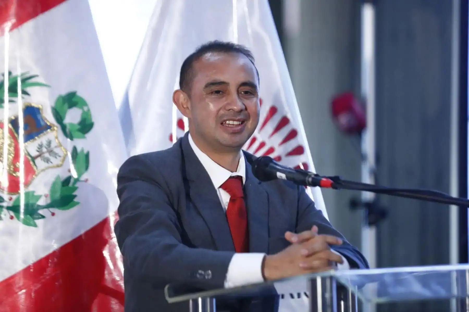 Gobernador regional de Áncash y presidente de la Asamblea Nacional de Gobiernos Regionales (ANGR), Koki Noriega