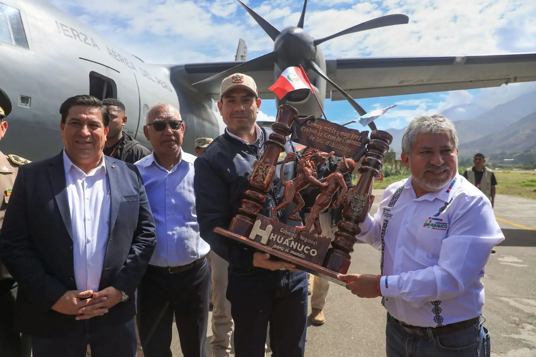El presidente José Jerí llegó a Huánuco para participar en el IX Consejo de Estado Regional. Foto: ANDINA/Prensa Presidencia