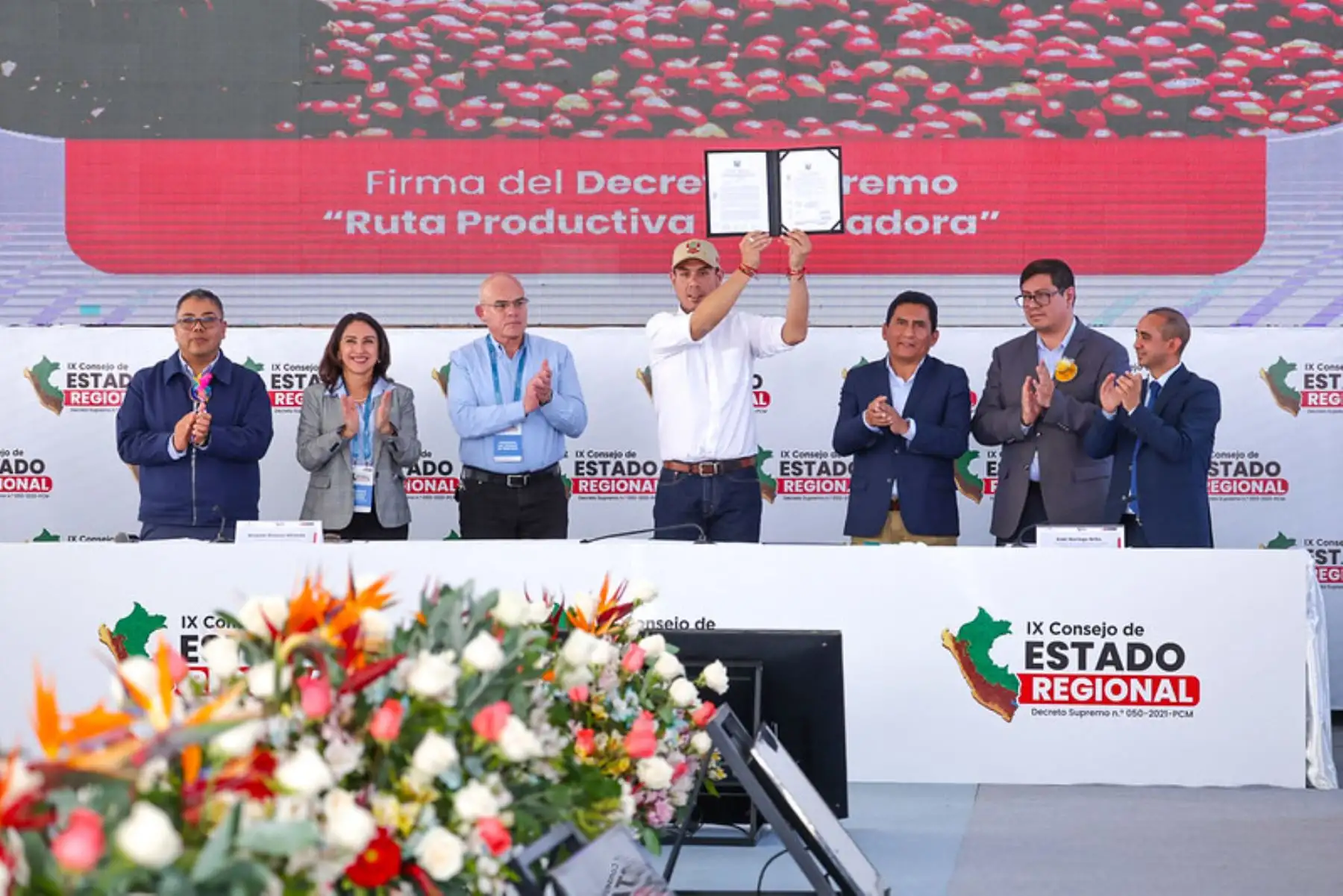 El presidente José Jerí Oré lideró el IX Consejo de Estado Regional en Huánuco; un espacio de diálogo para mejorar la atención de las necesidades de la población de todo el Perú. Foto: ANDINA/Prensa Presidencia