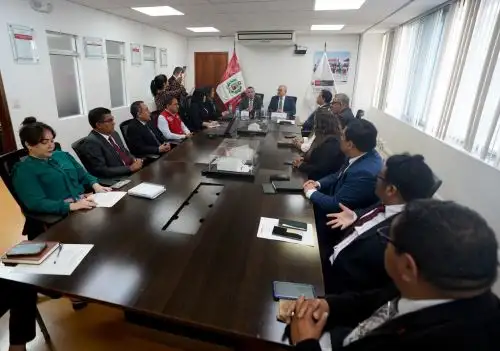 Pronied suscribió convenio con la Sociedad Nacional de Construcción e Infraestructura (SNCI)  para impulsar proyectos de infraestructura educativa del país. ANDINA/Difusión