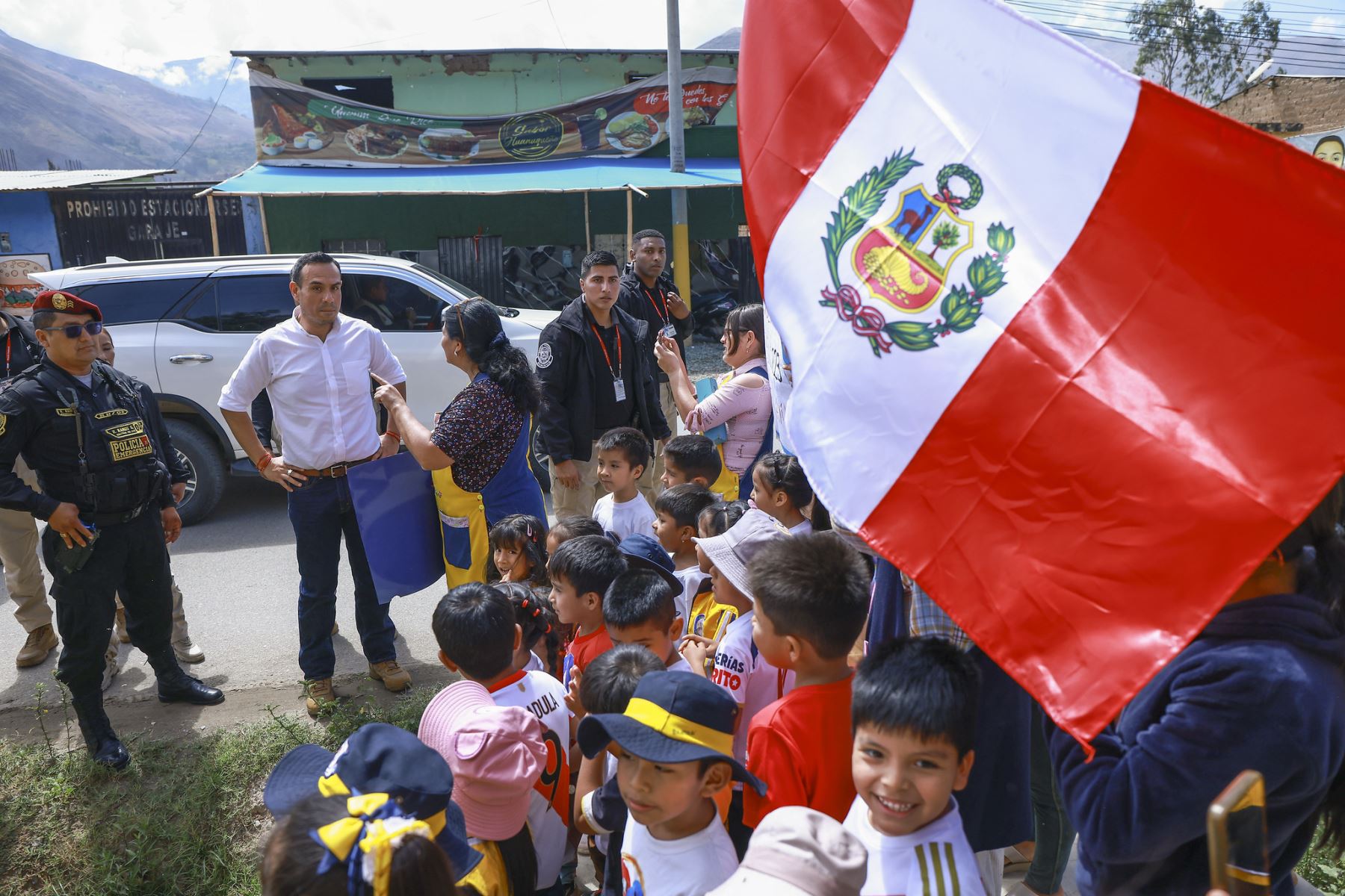 Durante su visita a Huánuco, el presidente Jerí dialogó con la población y recogió sus principales demandas. Foto: ANDINA/Prensa Presidencia