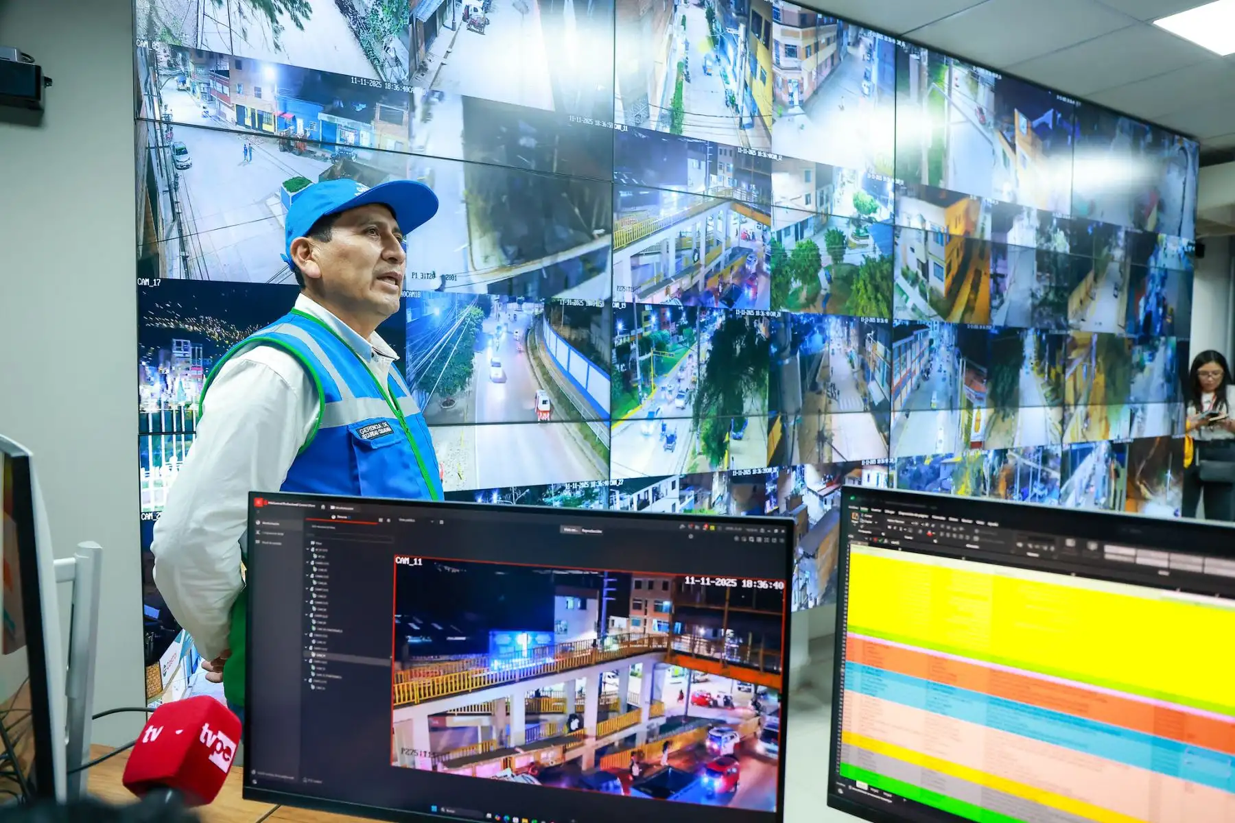 Presidente José Jerí visita a Centro de Seguridad Ciudadana en Amarilis - Huánuco. Foto: ANDINA/Prensa Presidencia