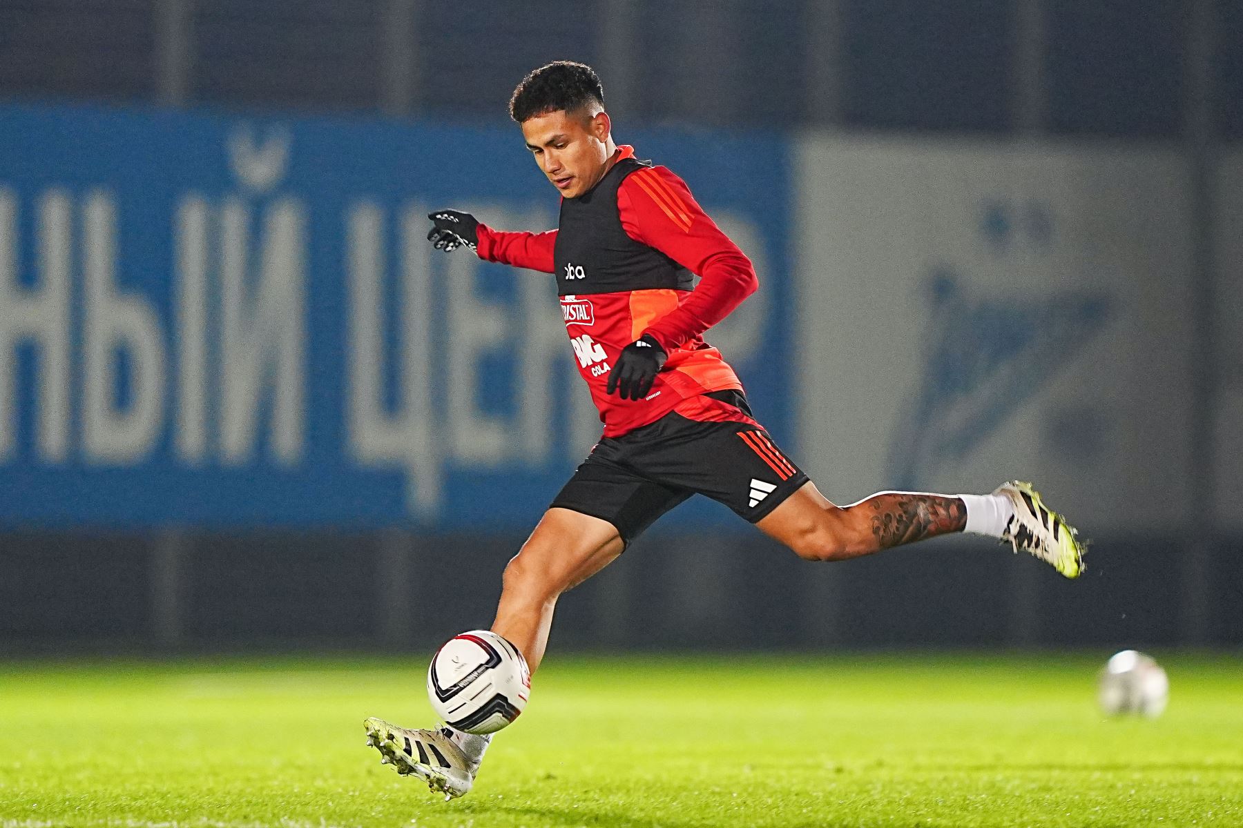 Entrenamiento  de la selección peruana en San Petesburgo.  Foto: ANDINA/Difusión FPF