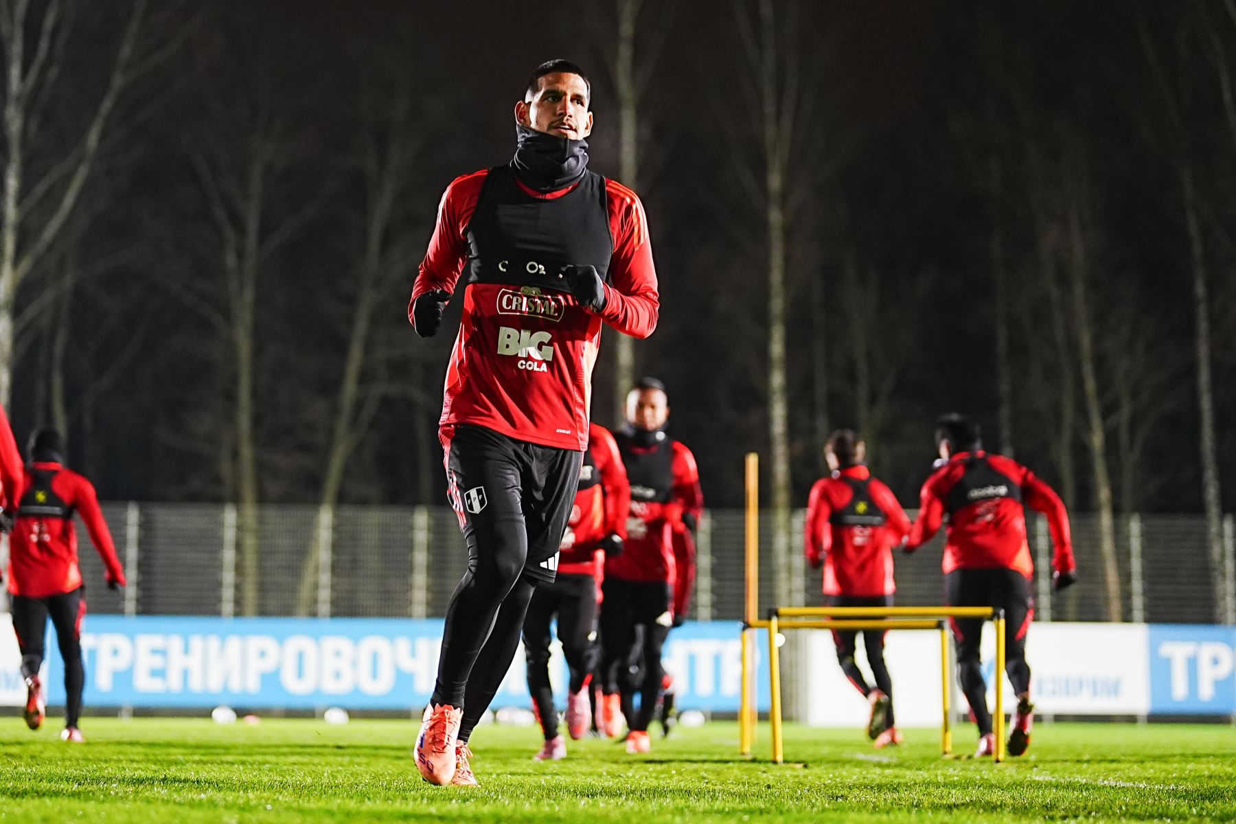Entrenamiento  de la selección peruana en San Petesburgo.  Foto: ANDINA/Difusión FPF