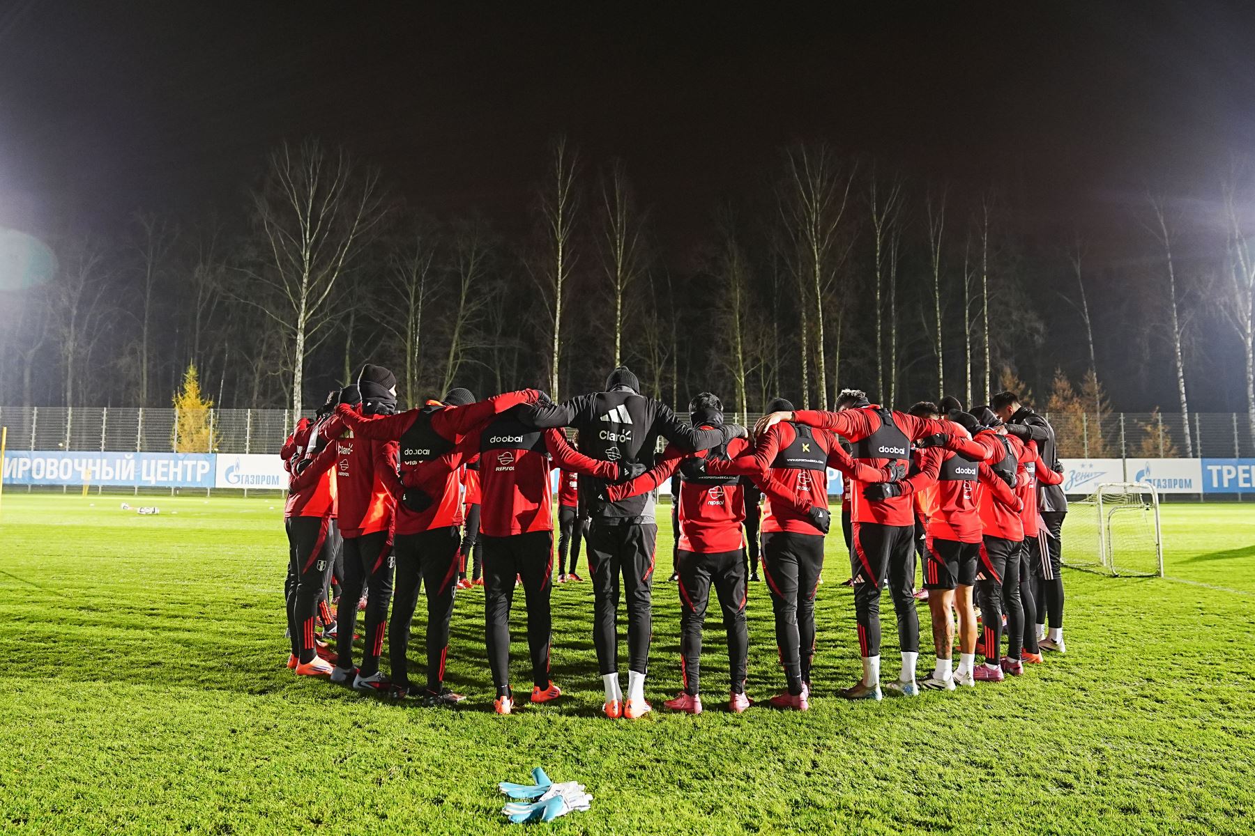 Entrenamiento  de la selección peruana en San Petesburgo.  Foto: ANDINA/Difusión FPF