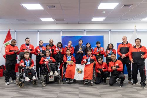 Los medallistas de los Juegos Parapanamericanos juveniles Chile 2025 recibe un homenaje por parte del IPD.