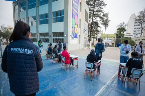 Pronabec a pocos días de realizar el examen nacional de preselección de Beca 18. Foto: ANDINA/Difusión