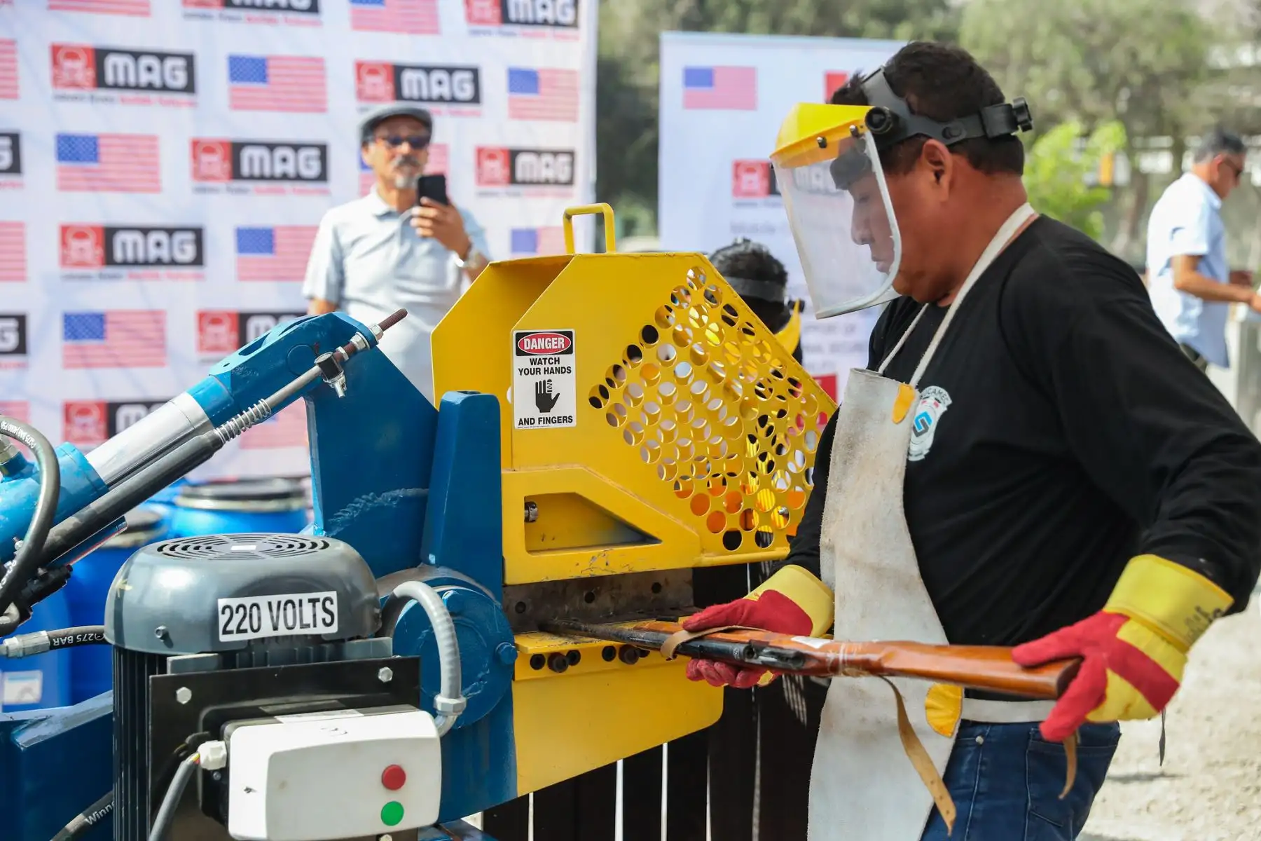 Presidente José Jerí verificó destrucción de más de 8,200 armas incautadas a la delincuencia. Foto: ANDINA/Prensa Presidencia