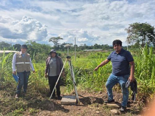 La ANA avanza con los trabajos de delimitación de las fajas marginales en la zona del Alto Mayo, región San Martín. Los especialistas realizan sus labores en los ríos Mayo y Naranjillo. ANDINA/Difusión