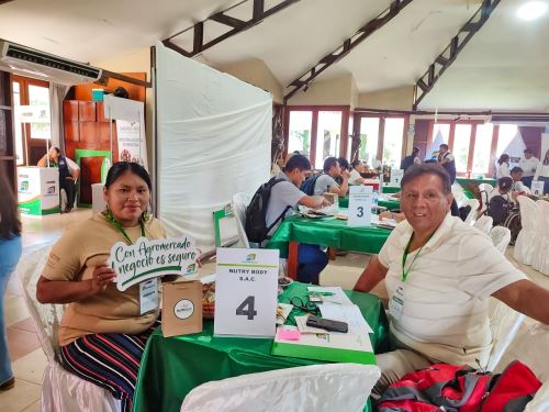 Agromercado destacó el éxito de la Rueda de Negocios "Cacao y su biodiversidad" que se desarrolló en Madre de Dios. El evento generó más de S/ 4.4 millones en oportunidades de negocio para productores de esa región. ANDINA/Difusión