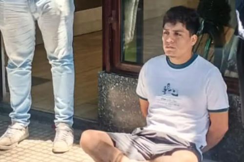 Según las autoridades, la captura se concretó "gracias a la estrecha coordinación entre la policía peruana y argentina". El detenido contaba con "una alerta roja de Interpol".ANDINA/Difusión