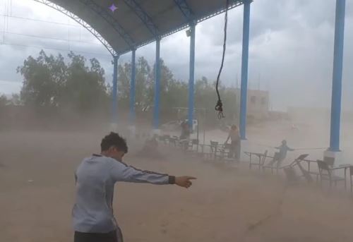 Una intensa granizada y vientos fuertes afectaron el jueves 13 la ciudad de Ayacucho y toda la provincia de Huamanga. ANDINA/Difusión