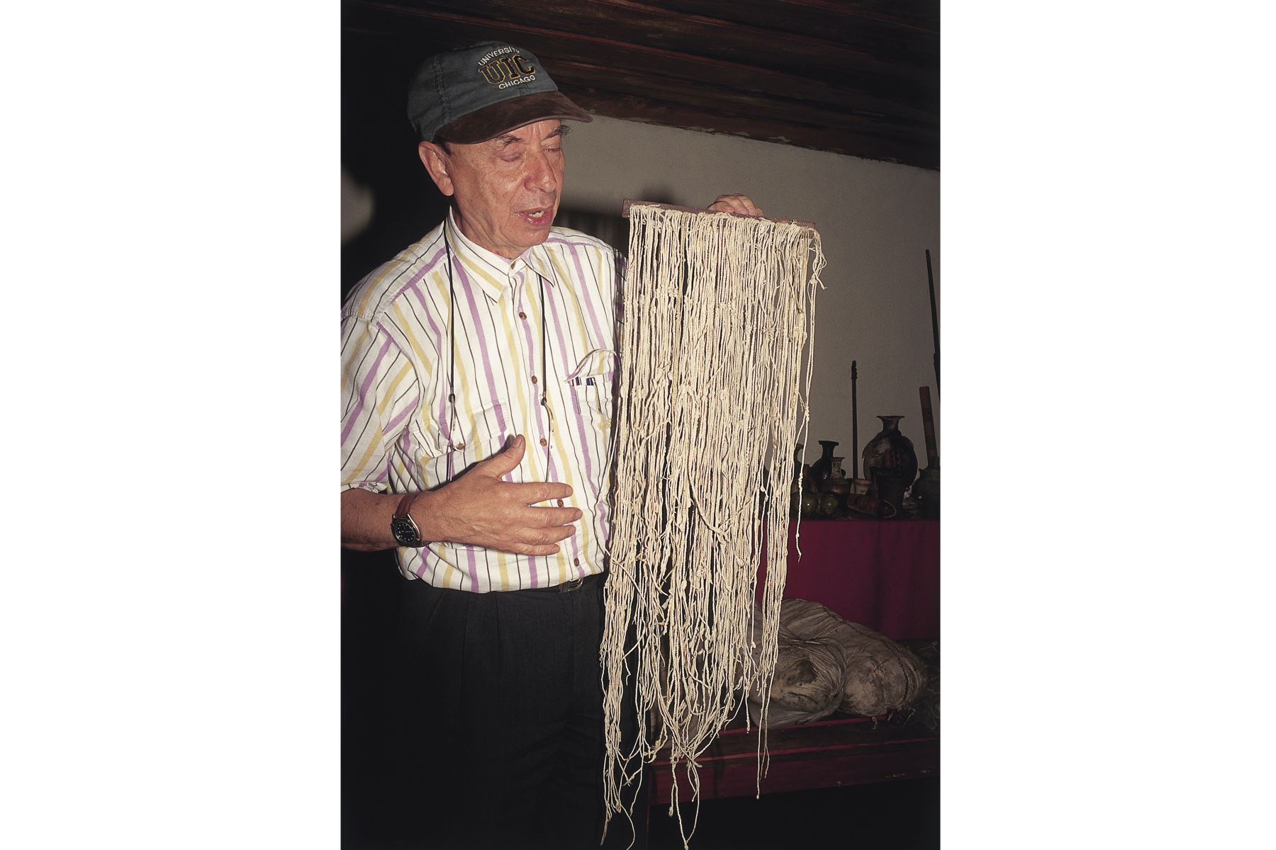 Federico Kauffmann  estudió la cultura chavín en  torno a la cual haría importantes contribuciones.   Foto: Archivo de Federico Kauffmann Doig