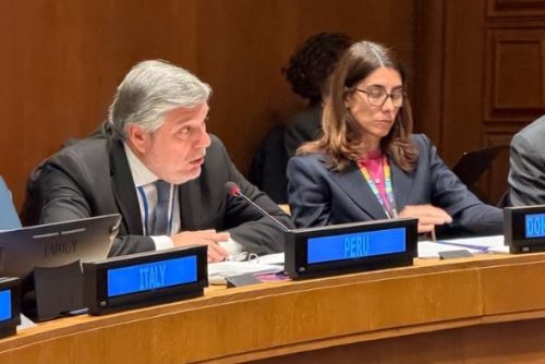 Perú reafirma en las Naciones Unidas su compromiso prioritario contra la delincuencia organizada transnacional
