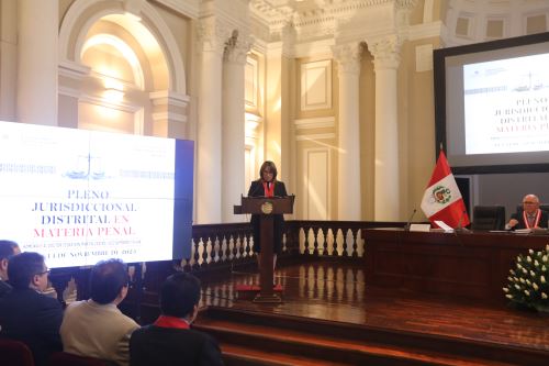 Corte Superior de Lima realiza pleno jurisdiccional en materia penal y procesal.