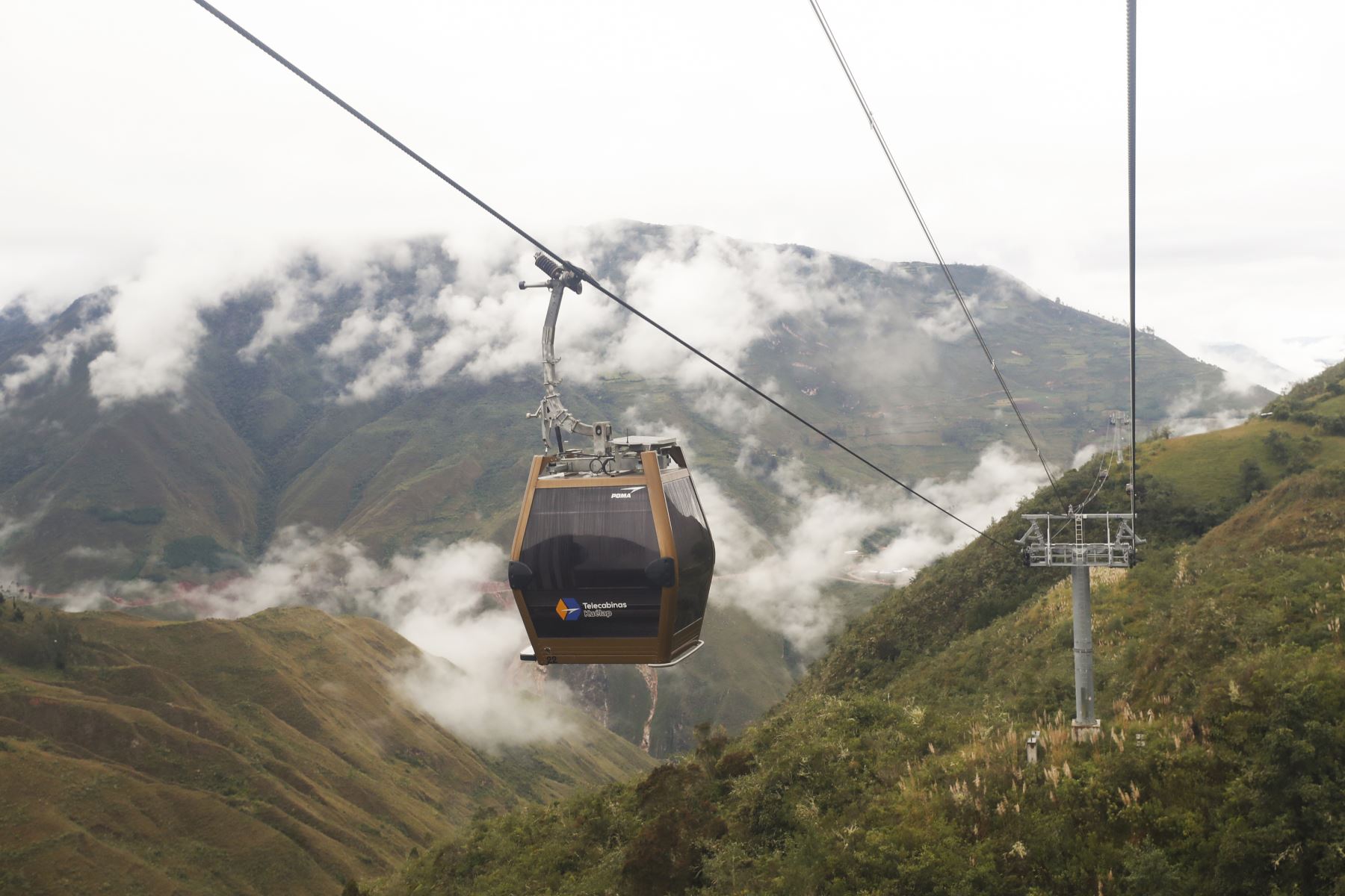 Para llegar al complejo arqueológico existe el servicio de Telecabinas Kuélap, con tarifa única de S/ 26.95 para el traslado ida y vuelta entre Nuevo Tingo y La Malca. Su horario habitual es de 8:00 a. m. a 4:30 p. m., por lo que se recomienda verificar el calendario operativo antes de viajar. Foto:Difusión