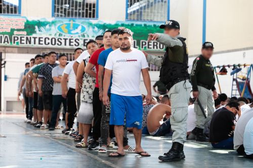 El INPE realizó un megaoperativo simultáneo en todas las cárceles del perú frente a la lucha contra la extorsión. Foto: Difusión