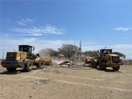 Los terrenos de propiedad del Estado ubicados en el distrito de Pariñas, provincia de Talara, en Piura. eran ofrecidos por traficantes como parte de un proyecto inmobiliario. ANDINA/Difusión