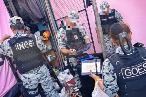 Callao: incautan artículos prohibidos durante operativo en penal Sarita Colonia. Foto: ANDINA/Difusión.