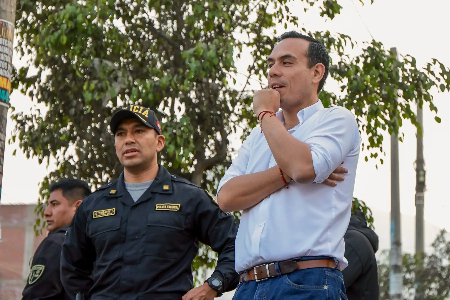 Presidente José Jerí supervisa operativo de control de identidad en Huaycán. Foto: ANDINA/Prensa Presidencia