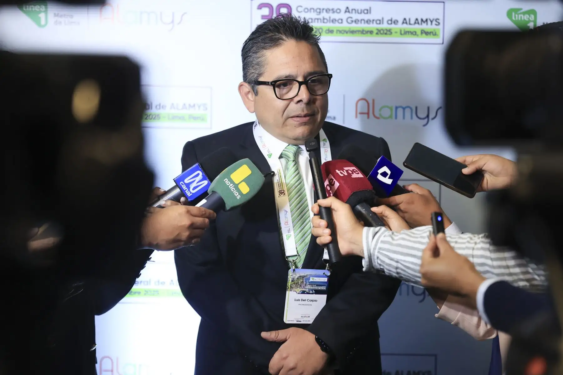 Luis Del Carpio, director ejecutivo de Proinversión participa en el 38° Congreso Anual y Asamblea General de la Asociación Latinoamericana de Metros y Subterráneos (ALAMYS). Foto: ANDINA/Jhonel Rodríguez Robles