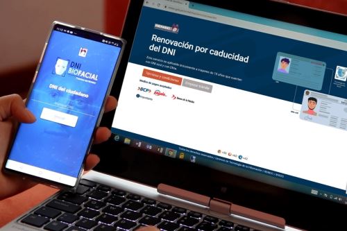 Reniec: ya puede renovar el DNI azul caduco por electrónico sin tener que ir a una agencia. Foto: ANDINA/Difusión.