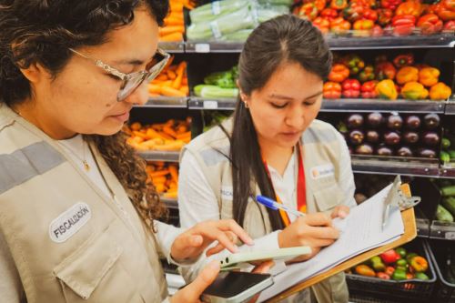 Indecopi inició acciones de fiscalización de la venta de alimentos sin exceso de plaguicidas. ANDINA/Difusión