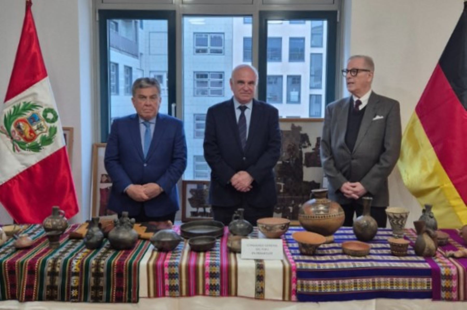 Peru recovers 262 Pre-Hispanic cultural artifacts in Germany