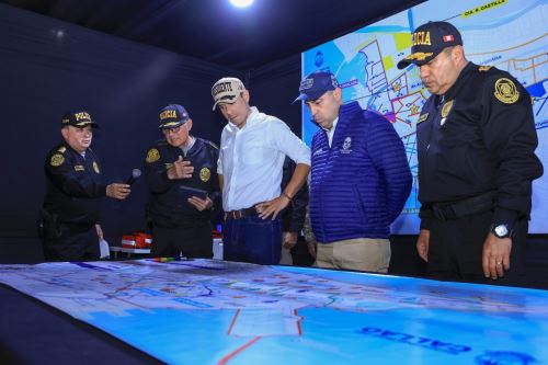 El presidente José Jerí supervisó la implementación del Puesto de Comando Temporal del Callao