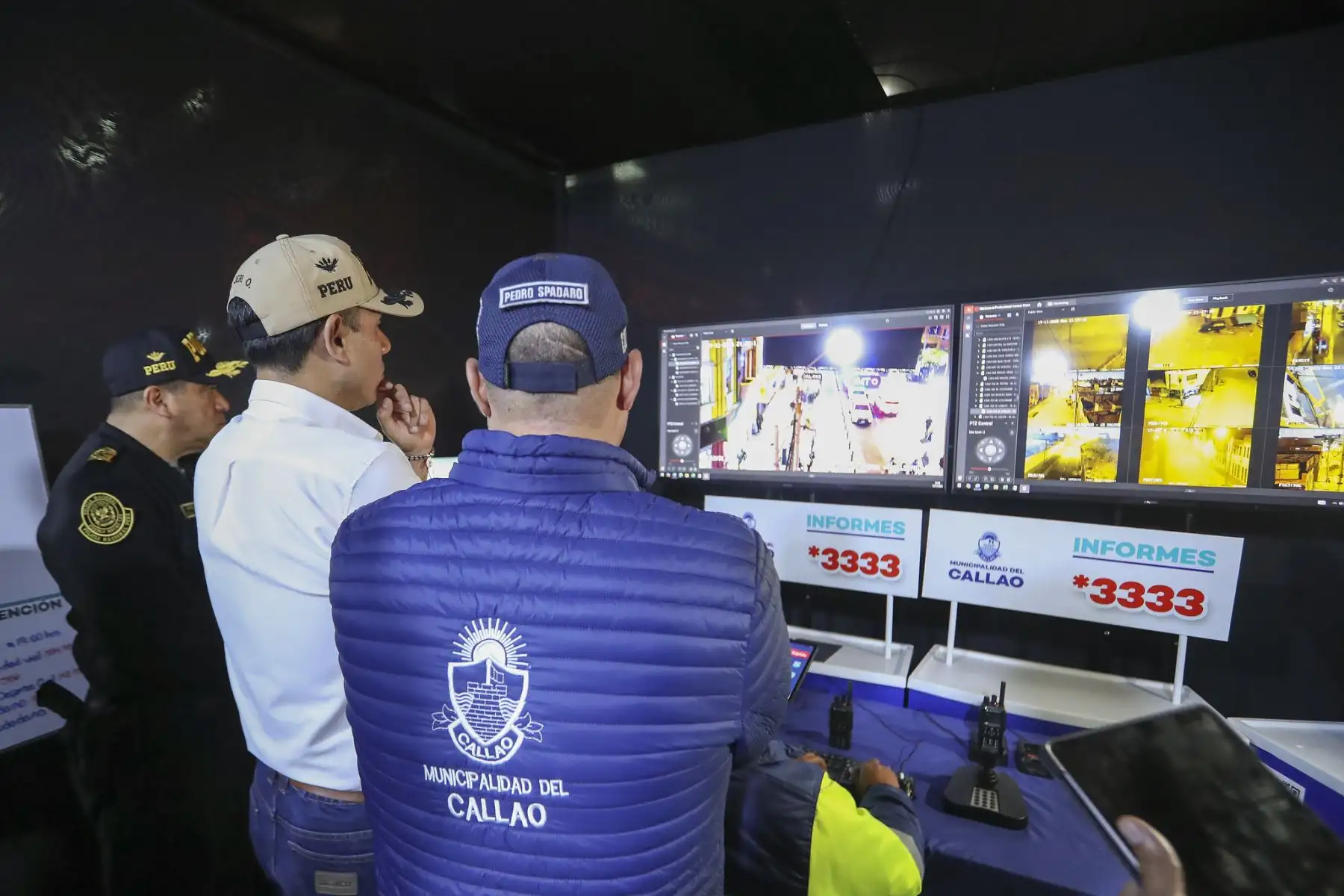 El presidente José Jerí supervisó la implementación del Puesto de Comando Temporal del Callao, reafirmando el compromiso del Ejecutivo con la seguridad ciudadana. Foto: ANDINA/Prensa Presidencia
