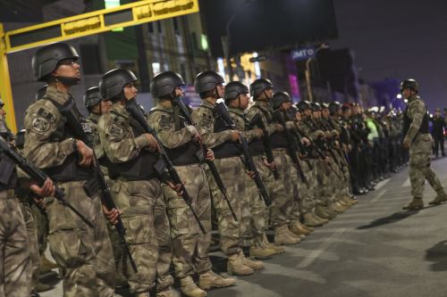 Puesto de comando Cercado de Lima. Foto: ANDINA/Prensa Presidencia