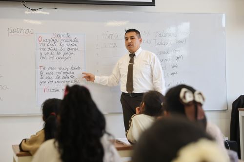 Gobierno autorizó transferencia de S/ 25 millones para bono extraordinario a docentes y auxiliares. Foto: ANDINA/Difusión