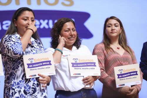 Lanzamiento nacional de la campaña “Entornos sin Violencia Sexual: Observa, Escucha y Actúa”
