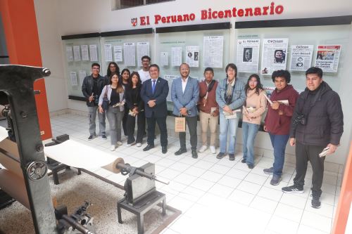 Estudiantes de Comunicación y Periodismo de la UPC viven experiencia formativa en la Agencia Andina