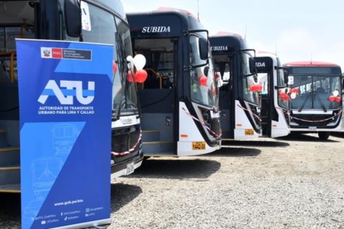 Más de 500 buses nuevos incorporados al parque automotor. (Foto: ANDINA/ Difusión)