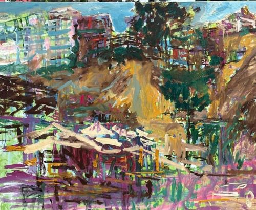 “Barranco en Tecnicolor”: pinturas de de Luis Angulo inspiradas en el distrito bohemio.