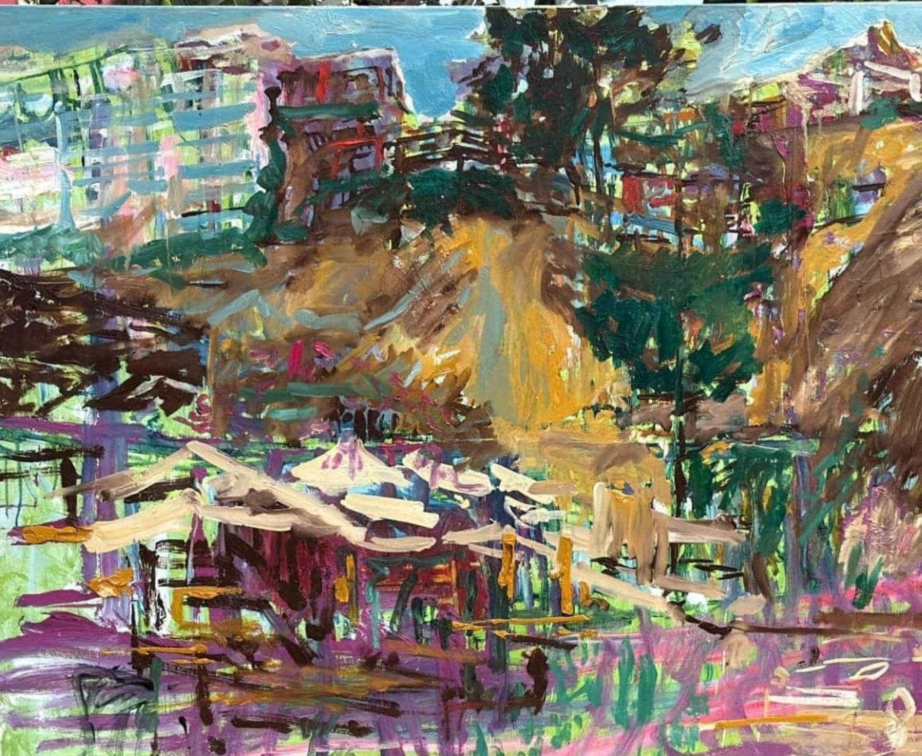 “Barranco en Tecnicolor”: pinturas de de Luis Angulo inspiradas en el distrito bohemio.