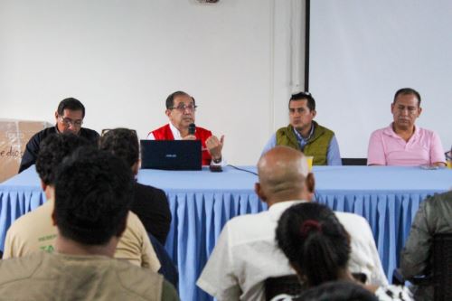 ProInversión dialogó con población de Madre de Dios para socializar el proyecto del PTAR Puerto Maldonad, valorizado en 122 millones de dólares. Foto: Cortesía.