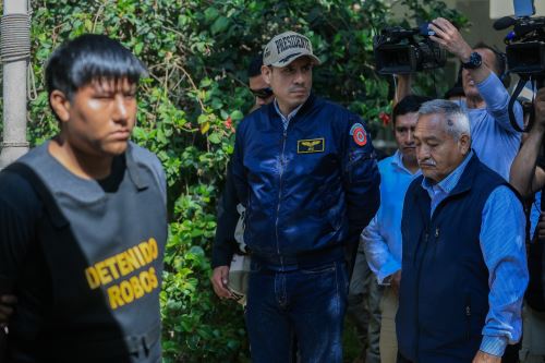 El presidente José Jerí, participó en la presentación de los miembros de la organización criminal "Los Gatilleros del Alto Chepén"