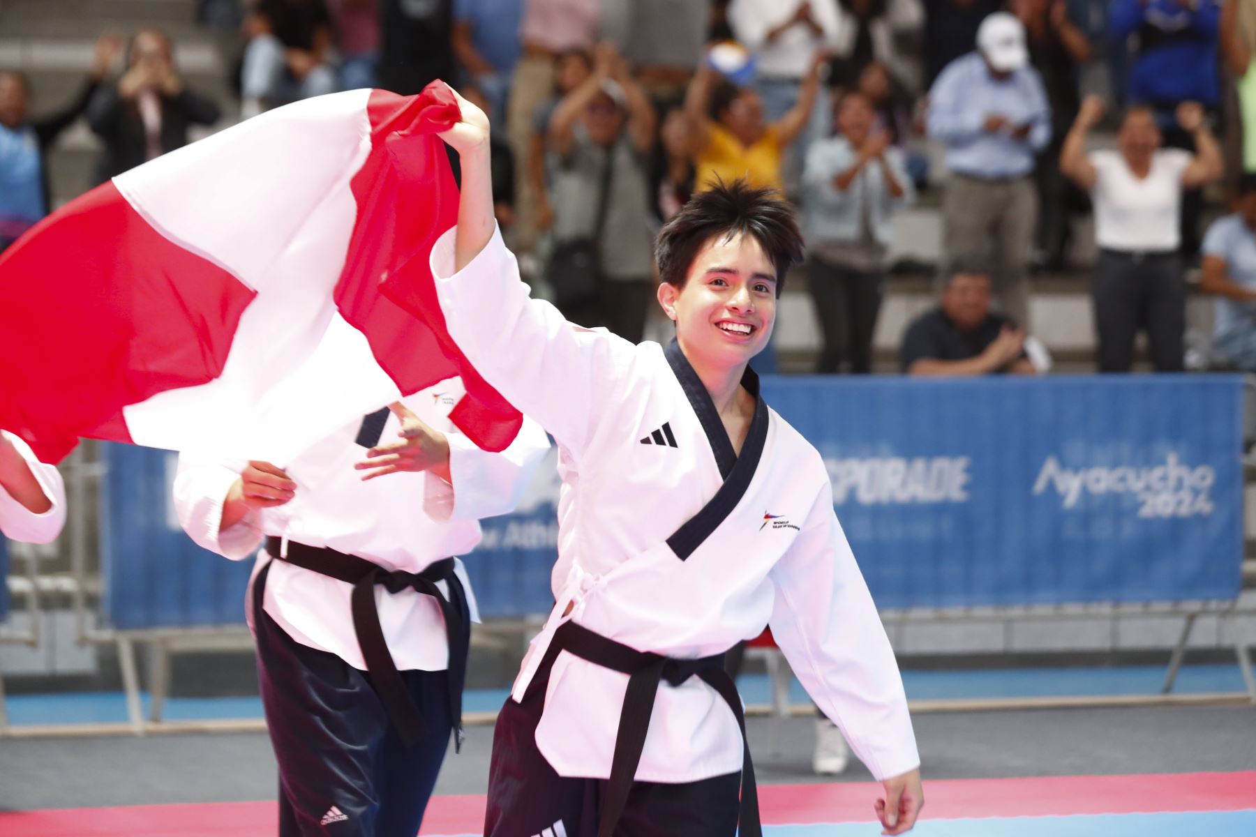 Mateo Argomedo deportista de Taekwondo, Medalla de Oro en los Juegos Bolivarianos Ayacucho 2024 – Freestyle Individual.  Foto: ANDINA/Difusión
