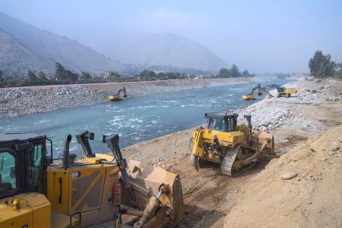 Gobierno intervendrá en 26 nuevos puntos críticos del río Rímac. Foto: ANDINA/Difusión.