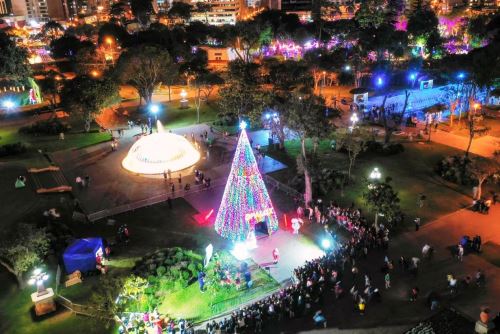 Circuito Mágico del Agua realizará encendido del árbol navideño interactivo este sábado 22. Foto: ANDINA/Difusión.