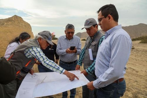 Visitas permiten a delegaciones internacionales conocer de primera mano las condiciones técnicas, territoriales y operativas de Chinecas. Foto: Midagri/Difusión.