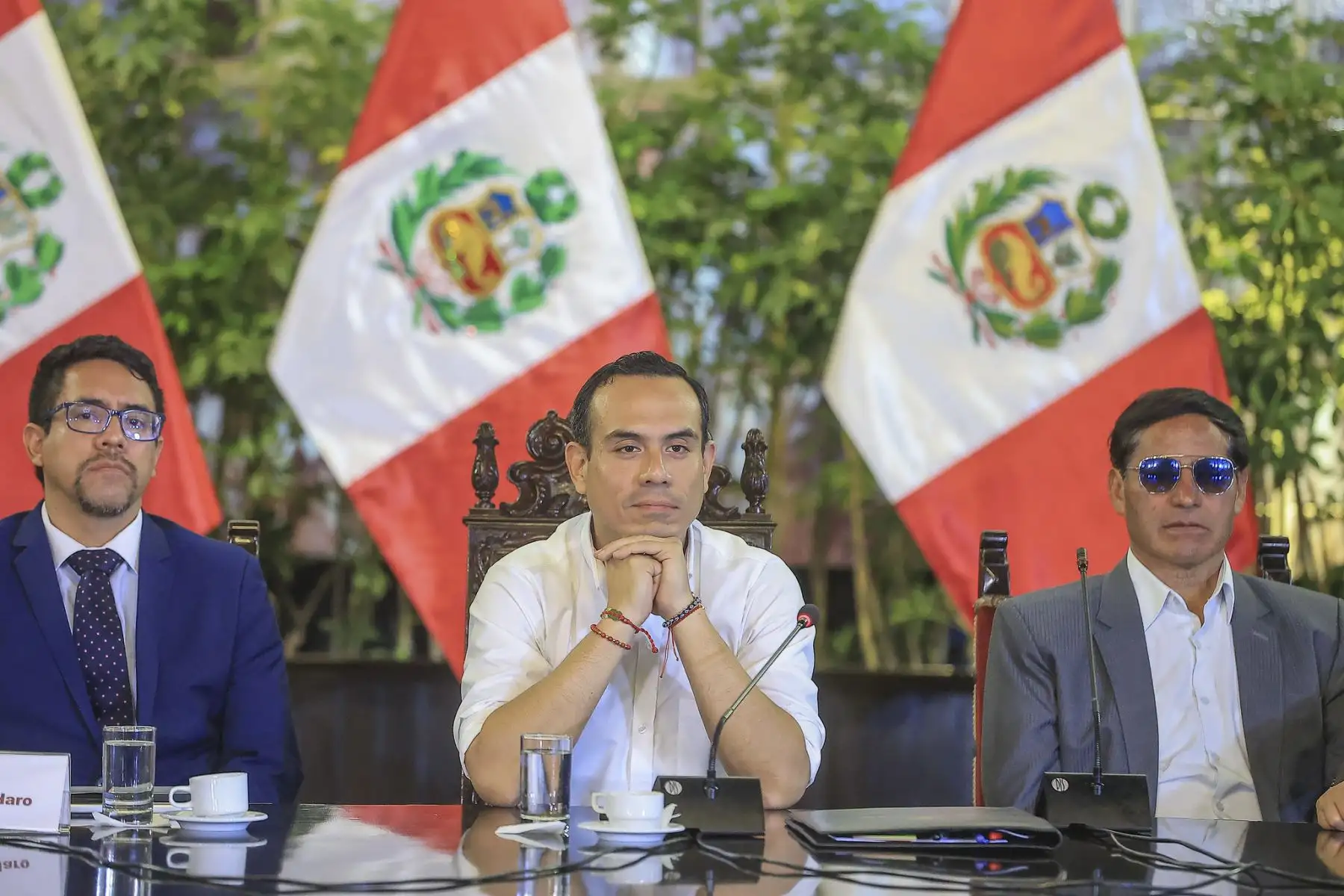 Presidente José Jerí sostiene reunión de trabajo con dirigentes del Consejo Nacional para la Integración de la Persona con Discapacidad en Perú. Foto: ANDINA/Prensa Presidencia
