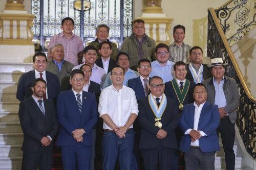 Reunión con alcaldes de Junín y congresista Ilich Lopez