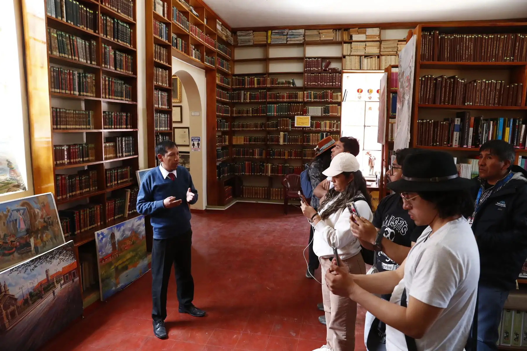 Biblioteca Municipal de Lampa, en Puno. Foto: ANDINA/Daniel Bracamonte