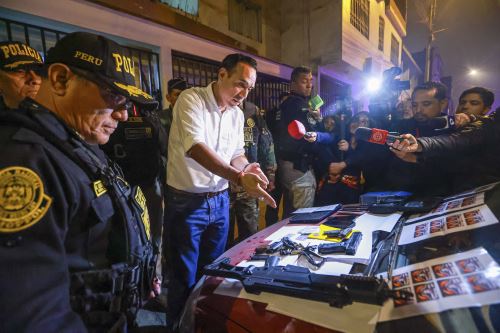 Pesidente Jerí lideró operativo contra banda criminal en Ate Vitarte