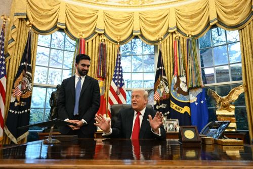 El alcalde electo de Nueva York, Zohran Mamdani, dialogó con el presidente Donald Trump. Foto: AFP