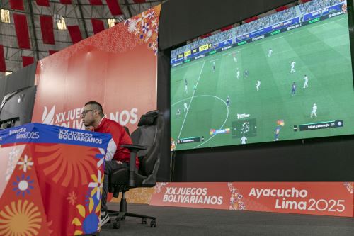 E-Sports en el primer día de competencia los XX Juegos Bolivarianos Ayacucho-Lima 2025